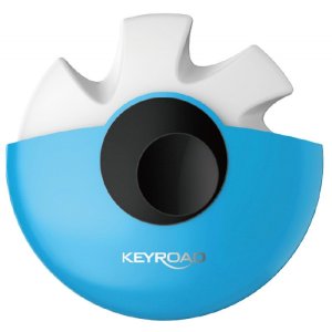Gumka uniwersalna KEYROAD UFO Spinner, pakowane na displayu, mix kolorow