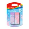 Gumka do ścierania KEYROAD, 2szt, blister, pastelowe kolory, mix kolorów