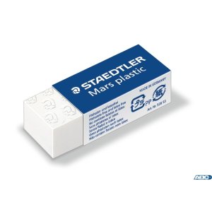 Gumka techniczna Mars Plastic, 43x19x13 mm, Staedtler S 526 53