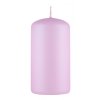 Świeca słupek DONAU HOME Standard Lakier, 60x115mm, różowy perła mat
