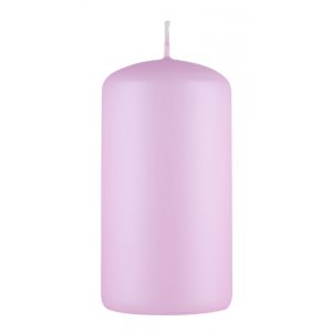 Świeca słupek DONAU HOME Standard Lakier, 60x115mm, różowy perła mat