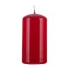 Świeca słupek DONAU HOME Standard Gloss, 50x100mm, czerwony