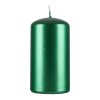 Świeca słupek DONAU HOME Standard Lakier, 60x115mm, zielony metaliczny połysk