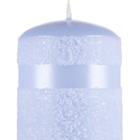 Świeca słupek DONAU HOME Milo, 70x90mm, błękit perła