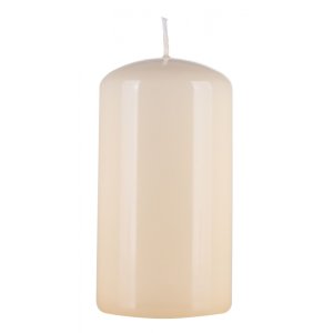 Świeca słupek DONAU HOME Standard Gloss, 60x115mm, kremowy
