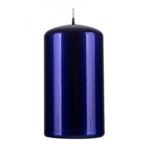 Świeca słupek DONAU HOME Aurora, 70x130mm, kobalt