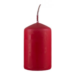 Świeca słupek DONAU HOME Spiced Christmas, 40x70mm, 4 szt., wanilia, czerwony