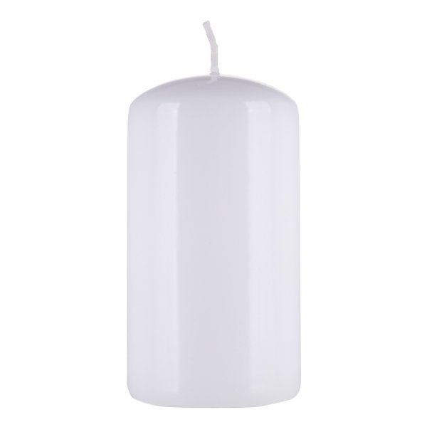 Świeca słupek DONAU HOME Standard Gloss, 60x115mm, biały