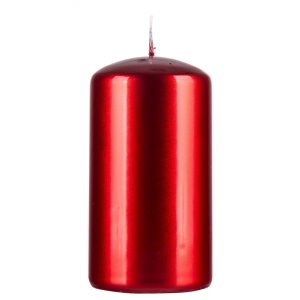 Świeca słupek DONAU HOME Aurora, 60x115mm, rubin