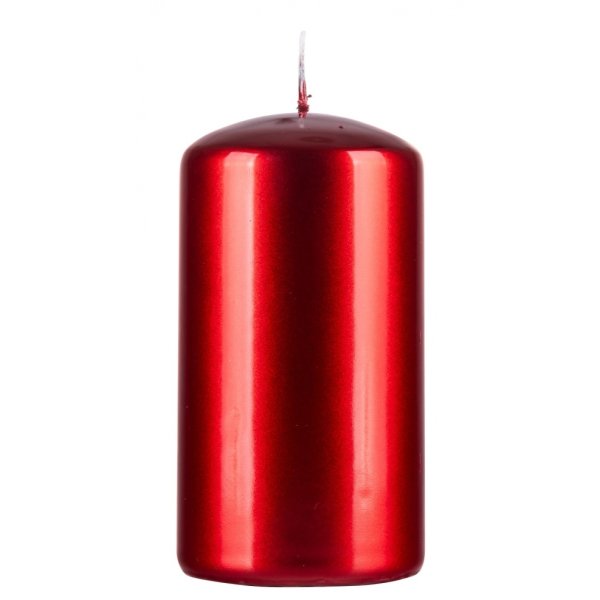 Świeca słupek DONAU HOME Aurora, 60x115mm, rubin