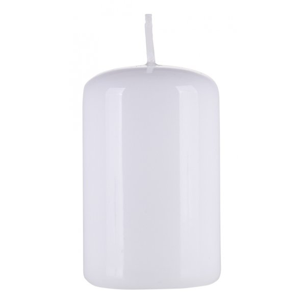 Świeca słupek DONAU HOME Standard Gloss, 50x80mm, biały