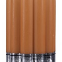 Świeca słupek ryflowana DONAU HOME Wave, 70x130mm, karmelowy