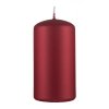 Świeca słupek DONAU HOME Standard Lakier, 60x115mm, czerwony metaliczny mat