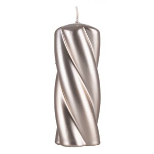 Świeca słupek DONAU HOME Laval, 50x130mm, szampan