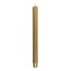 Świeca stołowa długa ryflowana DONAU HOME, lakierowana, 25x300 mm, 4 szt., złota