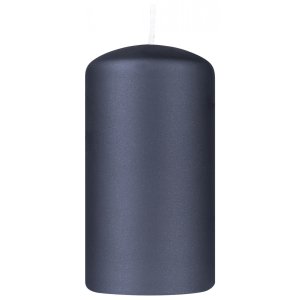 Świeca słupek DONAU HOME Standard Lakier, 60x115mm, czarny metaliczny mat