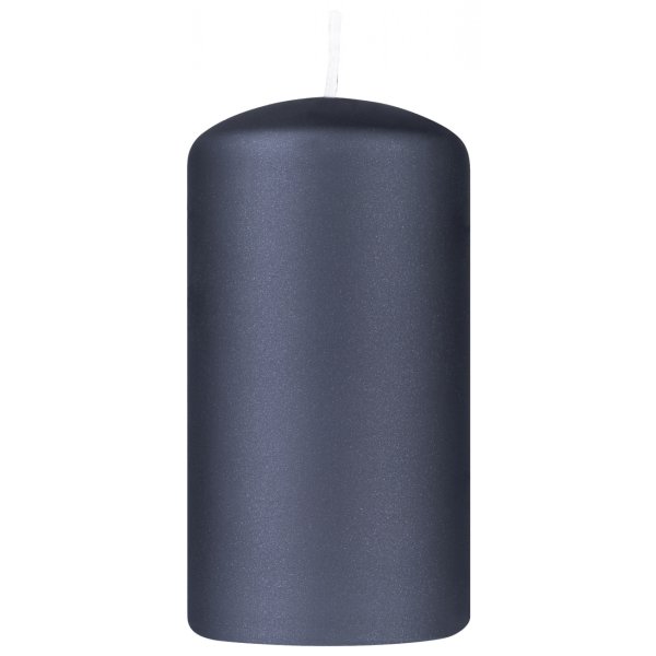 Świeca słupek DONAU HOME Standard Lakier, 60x115mm, czarny metaliczny mat