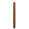 Świeca stołowa długa ryflowana DONAU HOME, 25x300 mm, 4 szt., karmelowa