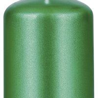 Świeca słupek DONAU HOME Adwent Lakier, 50x80mm, 4 szt., zielony połysk