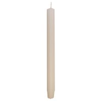 Świeca stołowa długa ryflowana DONAU HOME, 25x300 mm, 4 szt., kremowa