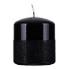 Świeca słupek DONAU HOME Onyx, 80x90mm, czarny