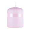 Świeca słupek DONAU HOME Milo, 70x90mm, róż perła
