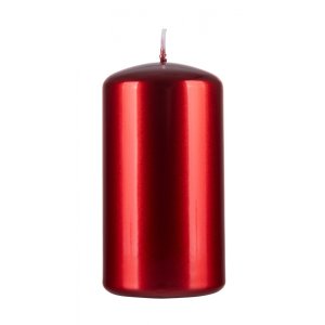 Świeca słupek DONAU HOME Aurora, 70x130mm, rubin