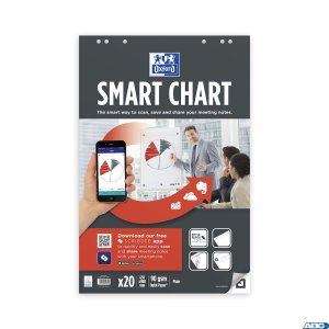 Blok do flipcharta OXFORD smart chart 650x980 20k 90g gładki 400096277