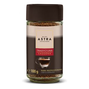 Kawa ASTRA Tradycyjna Łagodna, rozpuszczalna, 100g