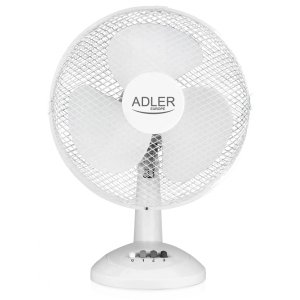 Wentylator ADLER AD 7303, biurkowy, śr. 30cm, 70W, biały