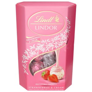 Praliny LINDOR Truskawka ze śmietanką 200g