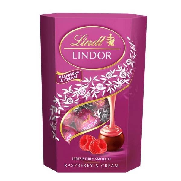LINDOR Praliny Malina & Śmietanka 200g