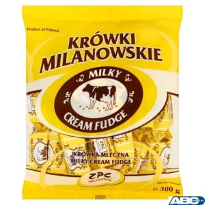 Krówki Milanowskie mleczne 300g ZPC MILANÓWEK