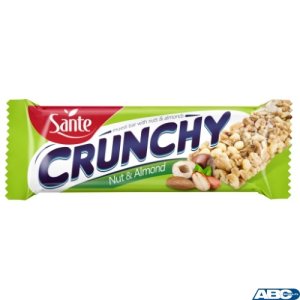 Baton musli Crunchy z orzechami i migdałami 35g SANTE