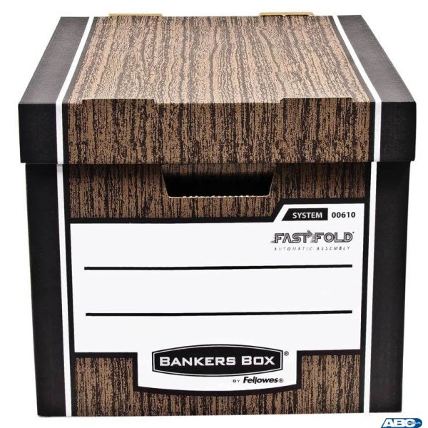 Pudło archiwizacyjne Woodgrain (2szt) brązowe 0061001 FELLOWES (X)