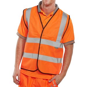 Kamizelka ostrzegawcza BEESWIFT, rozm. 4XL, pomarańczowa