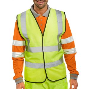 Kamizelka ostrzegawcza BEESWIFT, rozm. XXXL, żółta