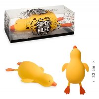 Gniotek antystresowy kaczka XXL pomoc natychmiastowa TRENDHAUS TJA, żółty