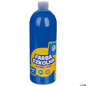 Farba szkolna Astra 1000 ml - niebieska ciemna, 301217048