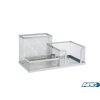 Przybornik na biurko DOTTS siatka srebrny 205x103x98mm