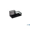Przybornik na biurko DOTTS siatka czarny 205x103x98mm
