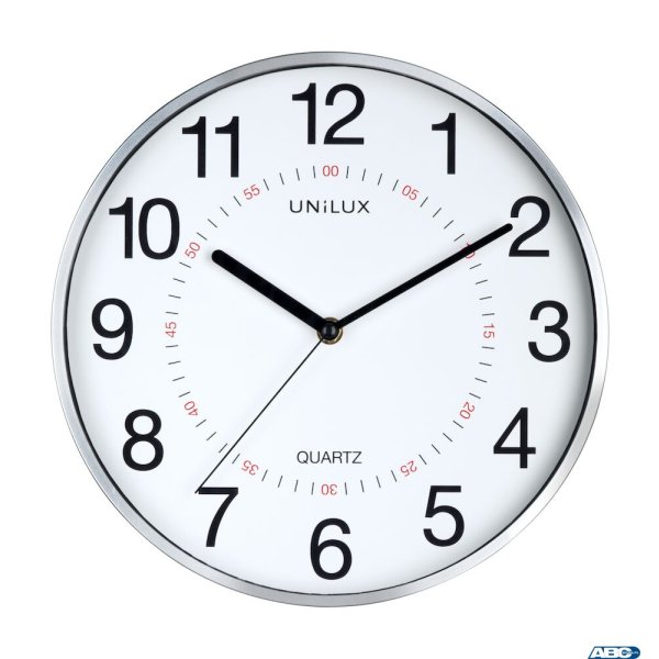Zegar UNILUX ARIA 28,5cm metaliczny szary 400094280