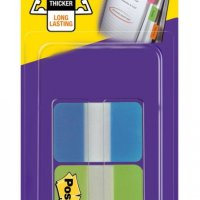 Zakładki indeksujące POST-IT® do archiwizacji (686-AL), PP, silne, 38x25,4mm, 2x8 kart., mix kolorów