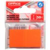 Zakładki indeksujące OFFICE PRODUCTS, PP, 25x43mm, 1x50 kart., zawieszka, pomarańczowe