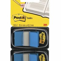 Zakładki indeksujące POST-IT® (680-B2EU), PP, 25,4x43,2mm, 2x50 kart., niebieskie