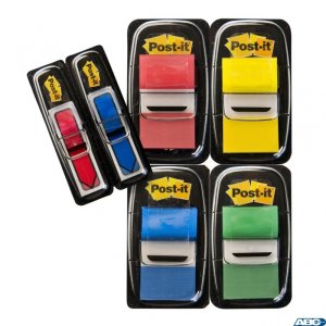 Zestaw promocyjny POST-IT_ (680-VAD5EU), PP, 25,4x43,2mm / 11,9x43,2mm, 4x50 / 2x24 kart., mix kolorów