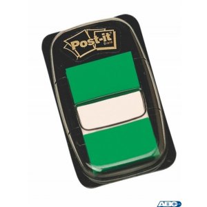 Zakładki indeksujące POST-IT 25x43mm zielone 680-3 50sztuk, 3M-70071392776