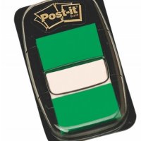 Zakładki indeksujące POST-IT 25x43mm zielone 680-3 50sztuk, 3M-70071392776