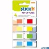 Zakładki indeksujące w podajniku 45x12mm 140 / 4 kolory STICKN 26020