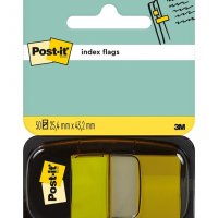 Zakładki indeksujące POST-IT® (680-5), PP, 25,4x43,2mm, 50 kart., żółte